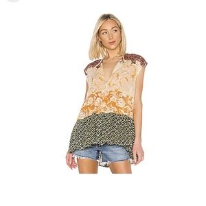 Free People Gotta Have You Tunic Top Women’s Size XS Hi-Low Semi Sheer Boho